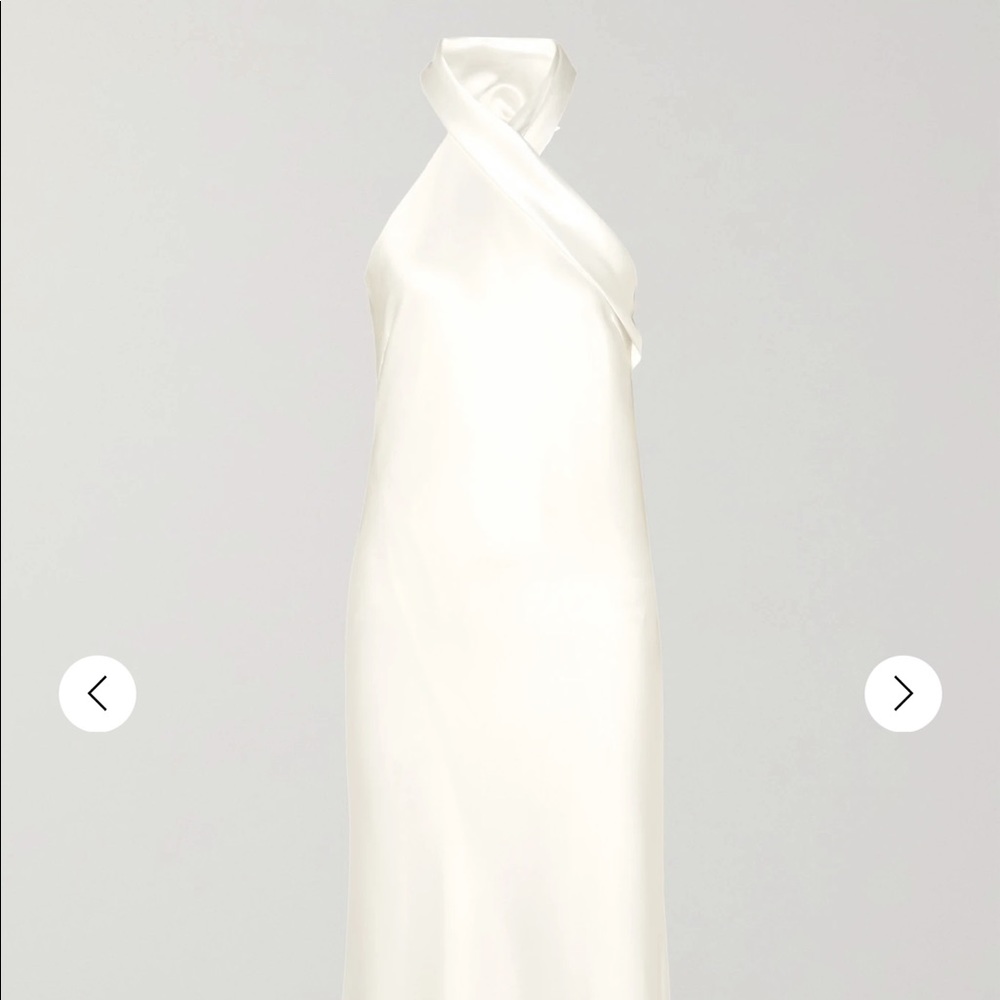 NWT Galvan halter midi - size 4 - bridal!